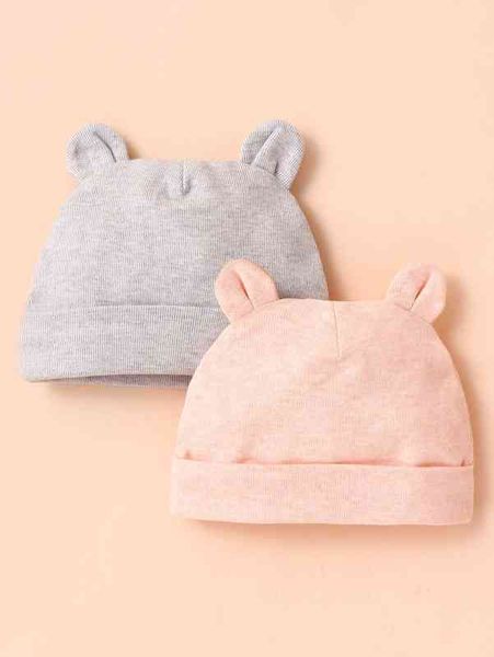 

2pcs baby ear decor hat she, Yellow