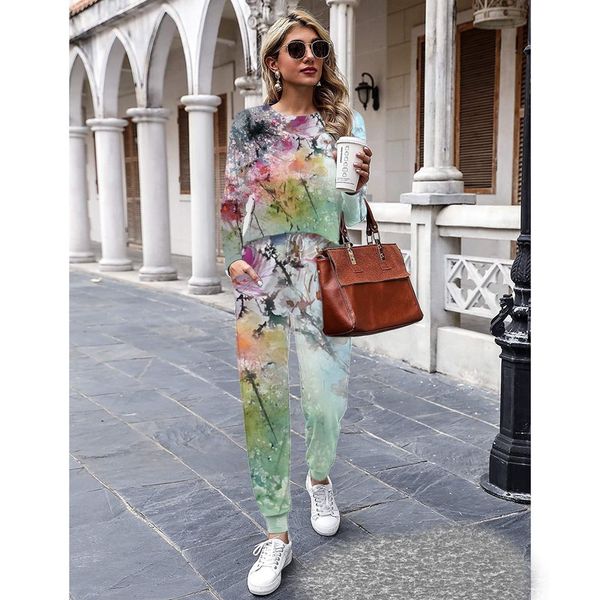 

comfortable women's pants autumn and winter women's sportswear thickened fleece cotton suit 2-piece sweatshirt pants suit, White