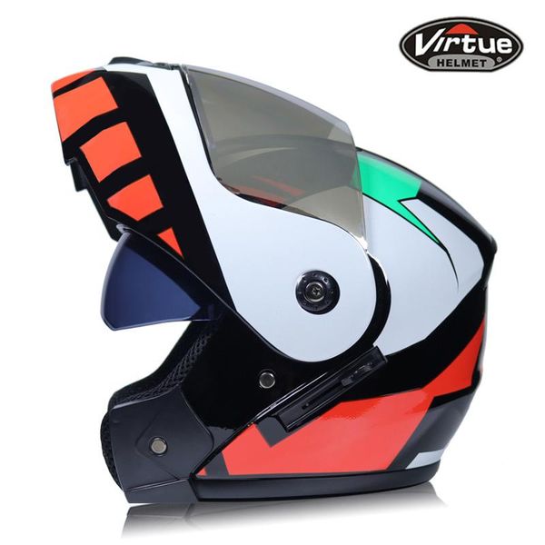 

motorcycle helmets arrive dot flip up helmet motocicleta casco motorcross racing s m l xl