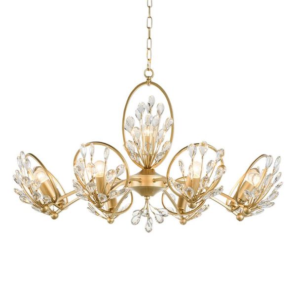 

chandeliers luxury crystal chandelier modern foyer lights ac110v 220v gold bedroom cristal lampe