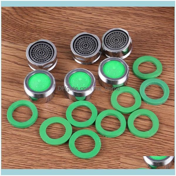 Torneiras de cozinha, chuveiros como torneiras de jardinagem em casa 6pcs 24mm pequeno aerador de aerador pulverizador de água salpica de água bico de filtro esmalte