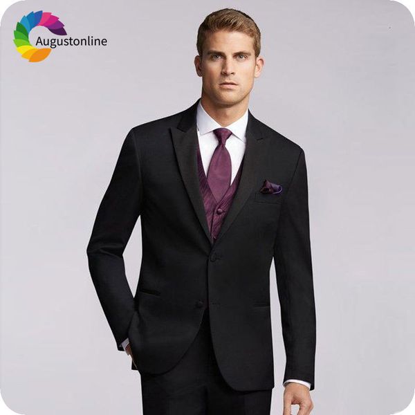 

men's suits & blazers formal business black men peaked lapel groom wedding tuxedos slim fit costume homme man blazer jacket t, White;black