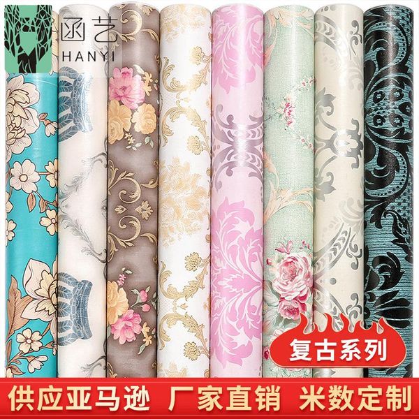 

wallpapers brick pattern 10m wallpaper bedroom big flower self adhesive wood household