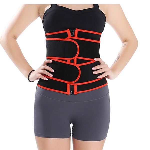 

women's shapers women bodysuit shapewear slimming waist trainer belts zipper eeduce weight sports bodybuilding tunic corset s-xxxl, Black;white