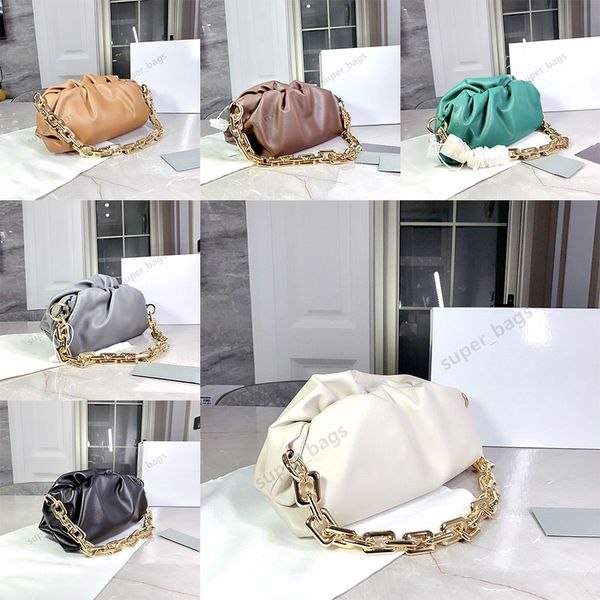 

2022 designer bags luxury chains handbags purses women shoulder leather brand fashion cloud bag size 30 cm