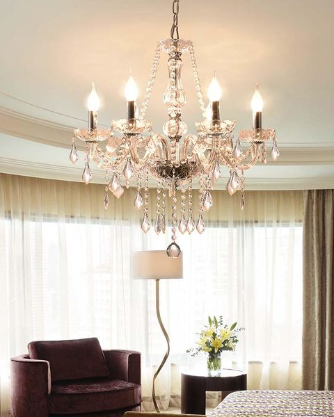 

pendant lamps ng crystal chandelier lighting luxury modern candle chandeliers bedroom lamp hanging room light e14 crstal