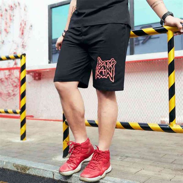 

men's pants shorts trend loose large size add fat leisure sports fashion brand five point summer big underpants 3gwd, Black