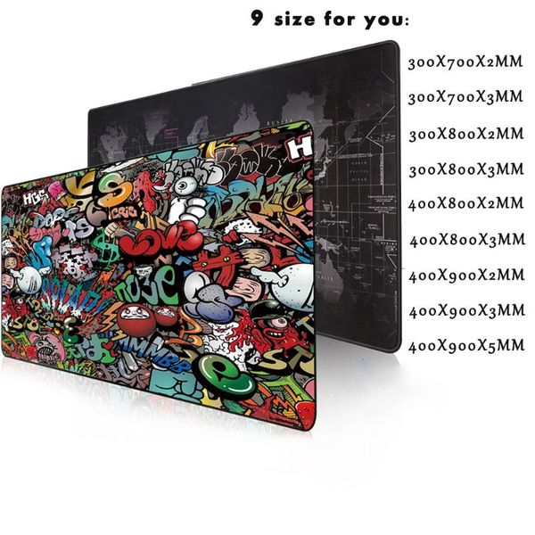 

mouse pads & wrist rests large desk gaming mosue pad gamer accessories various patterns mousepad alfombrilla big carpet surface mause laptop