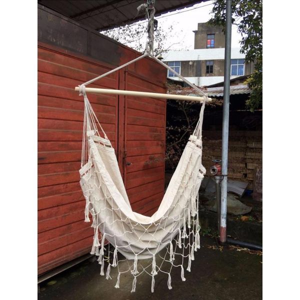 

nordic style deluxe hammock outdoor indoor garden dormitory bedroom hanging chair for child swinging single safety camp furniture