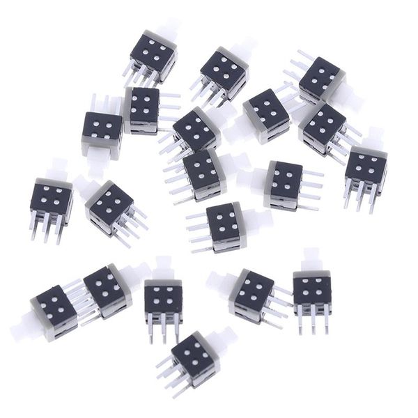 

20pcs/40pcs 5.8x5.8mm self-locking switch push button dip 6 pins tactile buttons smart home control