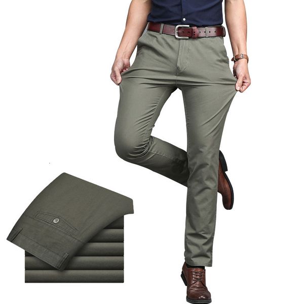 

men's pants male business casual office suit long pants ed in male straight social marriage formal pantalones hombre, Black