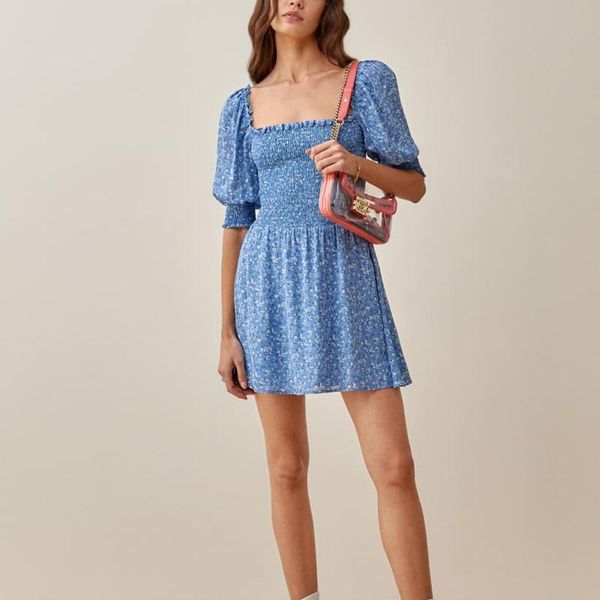 

party dresses summer women's casual printed square collar short sleeve slim dress, White;black