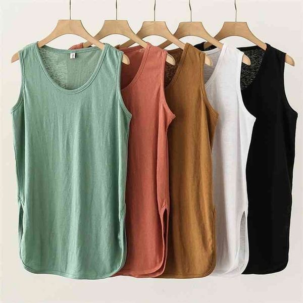 

spring summer women tank fashion o-neck sleeveless lady bustier w808 210705, White