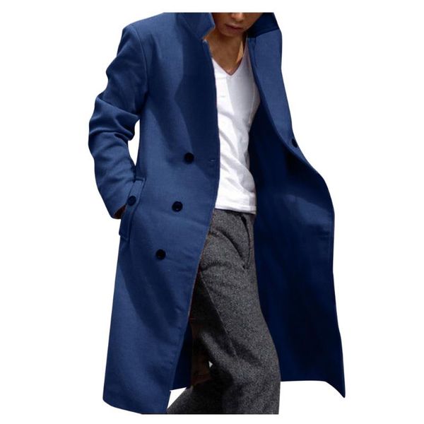 

men's jackets hamboder spring autumn formal slim long sleeve suit jacket trench coat casual #35, Black;brown