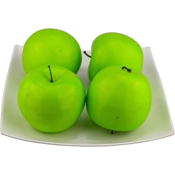 

party decoration artificial fruit green apples fake plastic christmas house decorations pography