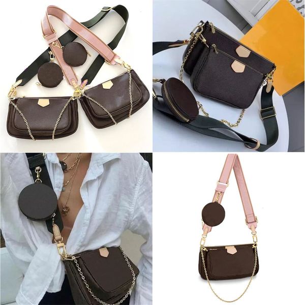 

luxury designer bags brand wallets one-shoulder handbags three-in-one messenger