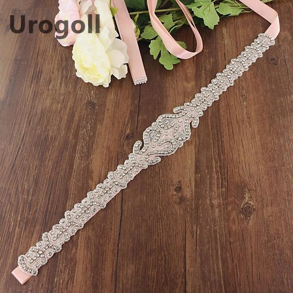 

wedding sashes fashion women belt bridal rhinestone applique crystal belts for bridesmaid evening party dress, White