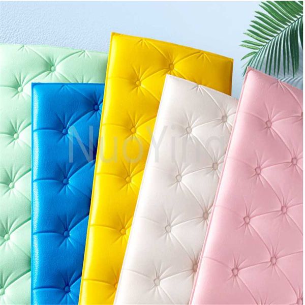 

wallpapers children's anti-collision wall sticker soft bag self-adhesive decoration headboard protection
