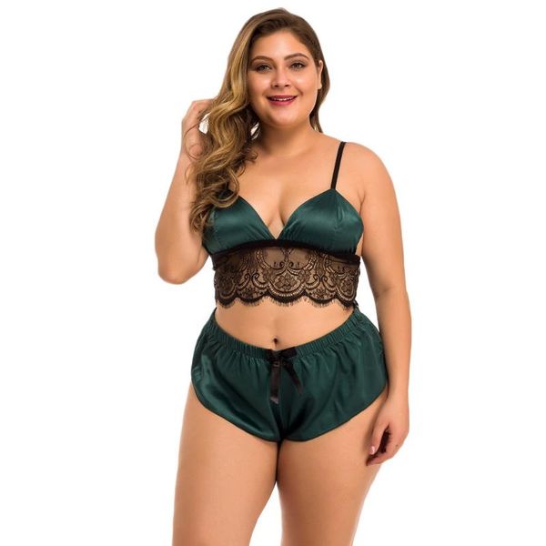 

bras sets lingerie micro bikini shop open bra lenceria cute scalloped trim lace satin plus size underwear sleepwear, Red;black