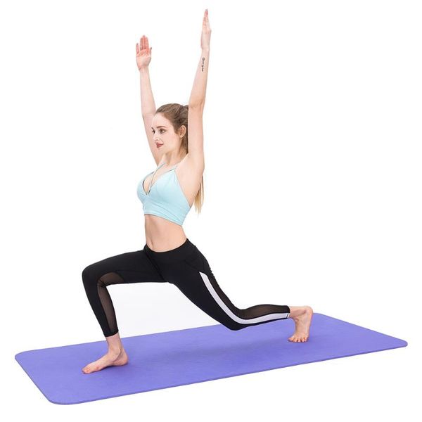 

yoga mats 183*61*0.6cm tpe 3pcs mat sport non slip carpet for beginner environmental fitness gym home tasteless pad