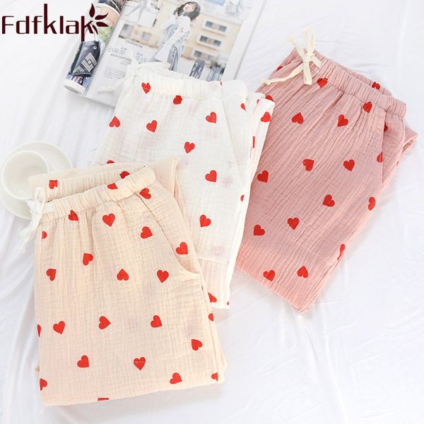 

womens home pants lounge wear sleep bottoms cotton pajama pants womens pants/ trousers sleeping pajamas spring summerby air, Black;red