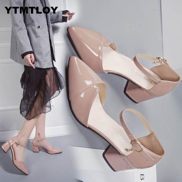

dress shoes fashion high heels est women pumps summer thick heel comfortable woman platform ladies wedding bridal, Black