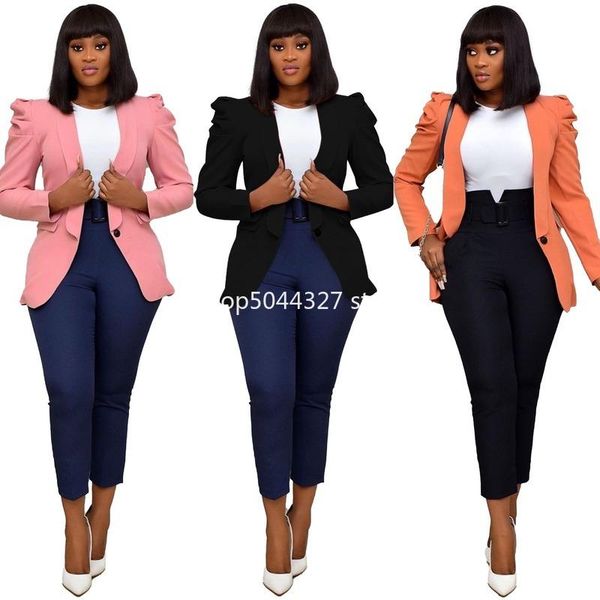 

ethnic clothing afican clothes for women 2021 autumn african solid color blazer ladys, Red
