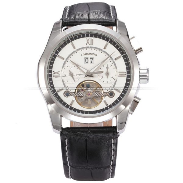 

clocks fire luxury men fashion large ironing board car date rustless steel band chronography automatic, Slivery;brown