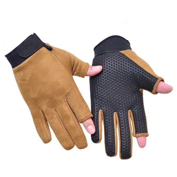 

cycling gloves 3 style breathable skin-friendly keep warm outdoor sports anti-slip suit for climbing skiing, Black