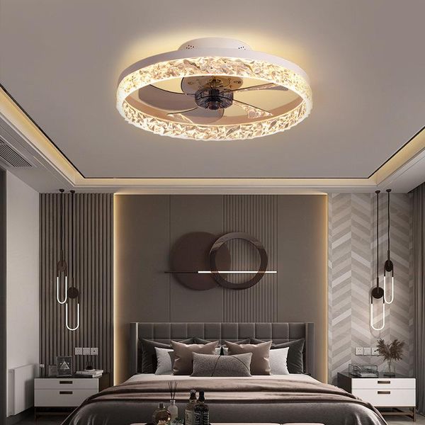 

ceiling fans modern with led light remote control nordic low profile fan lights for living dining room bedroom