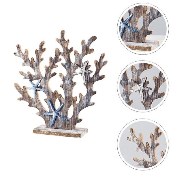 

1pc mediterranean style coral tree ornament decorative supply decorations
