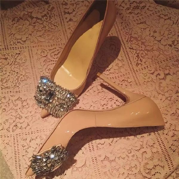

sandals patent leather stilettos spring 2021 all-match pointed shallow mouth single shoes banquet dress women's sh, Black
