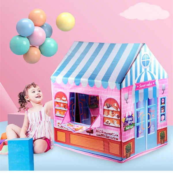 

game house play tent girl princess indoor outdoor toys portable foldable secret garden ball pit pool toy for children kids