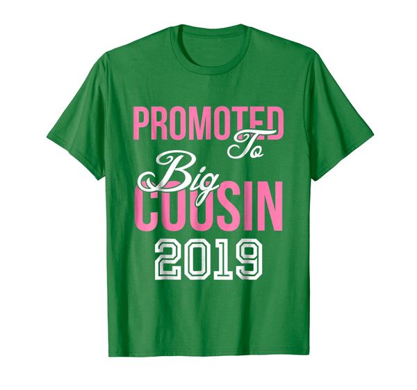 

promoted to big cousin 2019 t-shirt, White;black