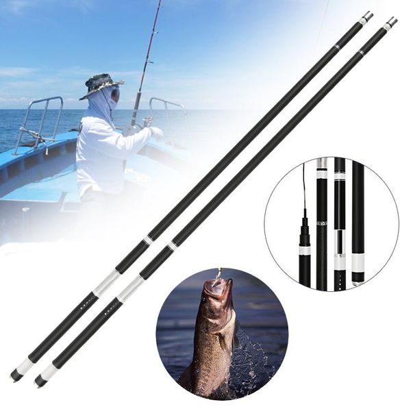 

ly fishing rod pole portable anti-slip handle lightweight for anglers lake boat rods