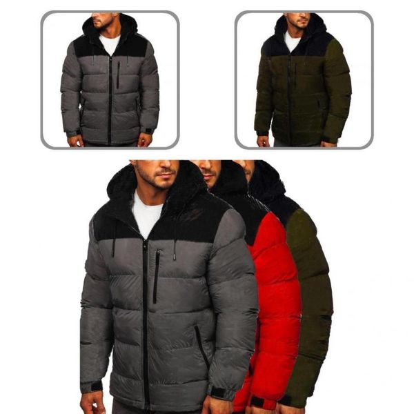 

men's jackets stylish winter coat cardigan padded wear resistant male jacket men, Black;brown
