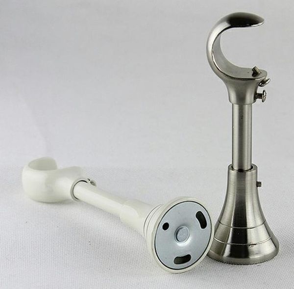 

other home decor eco-friendly plating process unique design single metal znic bracket for 16mm(5/8-in)&19mm (3/4-in) dia. rod/p