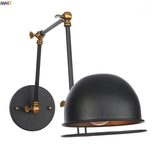 

wall lamp iwhd adjustable loft retro lights fixtures bedroom mirror stair light antique vintage led wandlamp aplique pared1