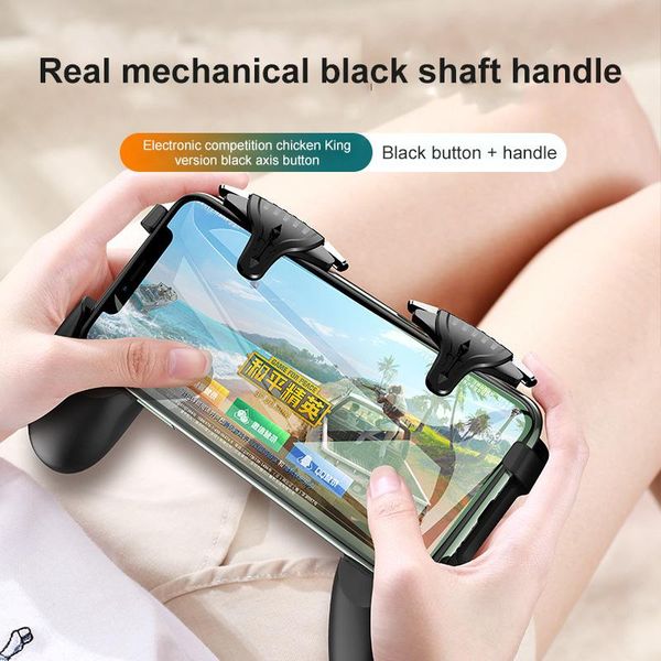 

game controllers & joysticks 1 pair phone gaming trigger gamepad aim key l1r1 shooter controller for pubg button accessories android