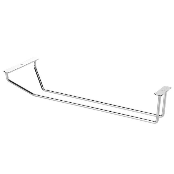 

hooks & rails leorx champagne glass cup hangers rack holder with screws (silver)