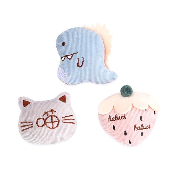 

cat toys 3pcs catnip toy animal pet interactive funny cute plush with caynip herbe a chat supplies