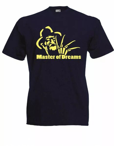 

mens t-shirt master of dreams until 5xl, White;black