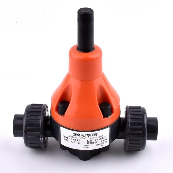 

watering equipments 1pc i.d 20~75mm upvc back pressure valve relief pvc plastic safety check
