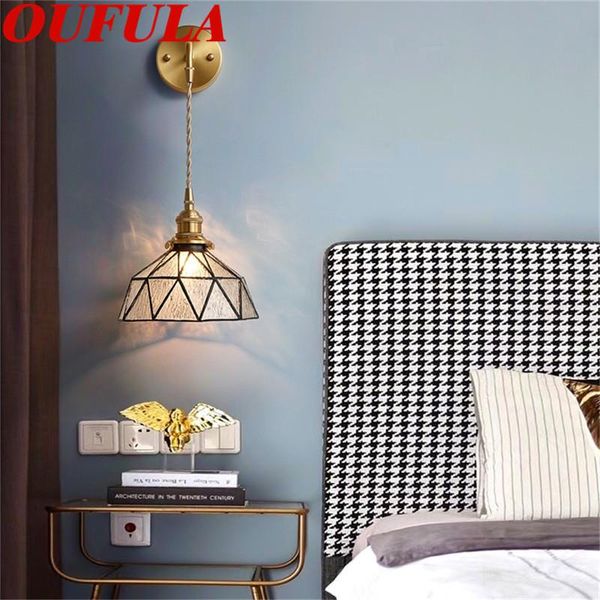 

modern wall lamps fixture led copper light creative indoor decorative for living room bedroom lamp