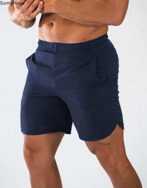 

men's shorts fitness summer jogger men workout bodybuilding gym sports casual clothing athletic, White;black