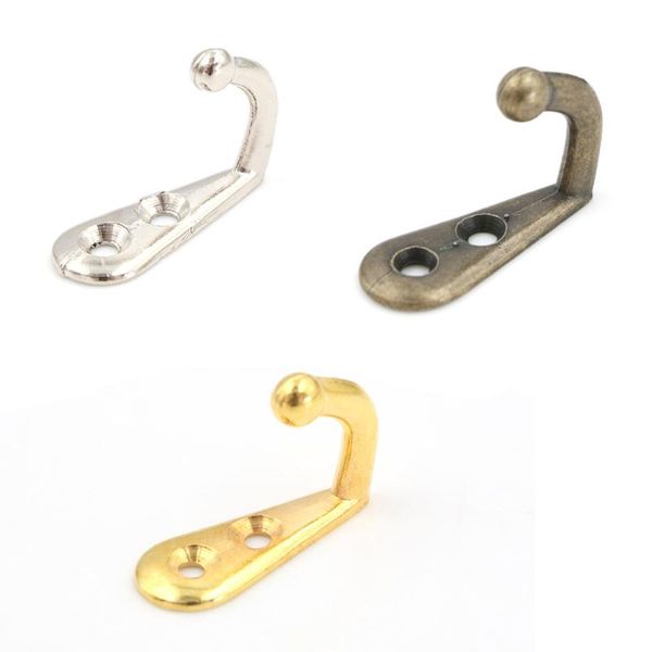 

robe hooks 5pcs wall hanger curved buckle horn lock clasp hook for wooden bronze metal door small antique