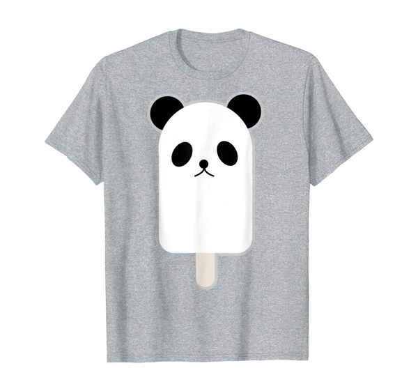 

cute china giant panda bear ice cream summer pool t-shirt, White;black