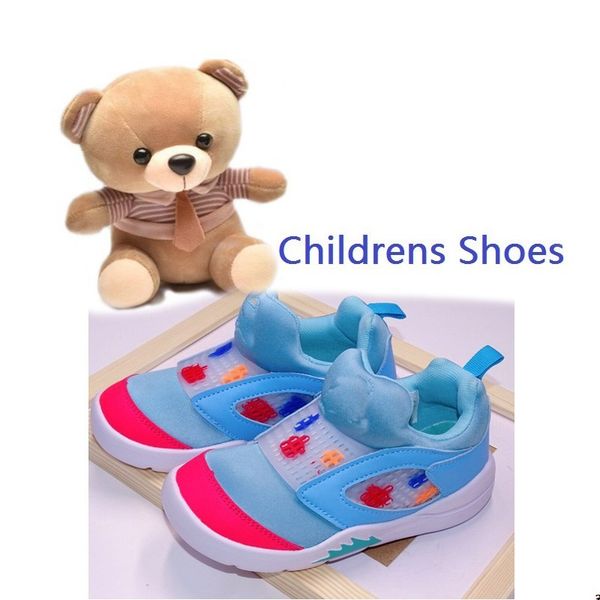 

designer kids shoe breathable low cut slip-on basketball 5 children's shoes boys girls that can be kicked off outdoor toddler trainer c