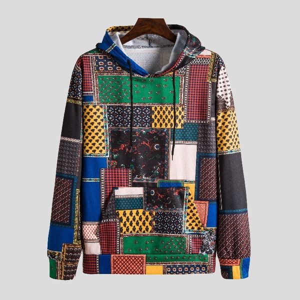 

Fashion Fleece Autumn and Winter Digital Printing Design Men's Hooded Sweater Casual Pullover Wy50 Coat, Wy40