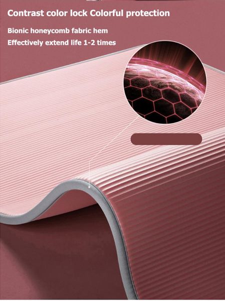 

thickened yoga mat high nrb non-slip body-building beauty fitness tasteless gym exercise pilates mats